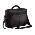 Classic+ Clamshell, Black/Red For 15-15.6" Wide Laptop