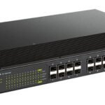 24 Ports SFP Plus 4 Port 10G SFP+ with Dual DC input