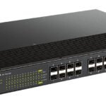 24 Ports SFP Plus 4 Port 10G SFP+ with Dual DC input