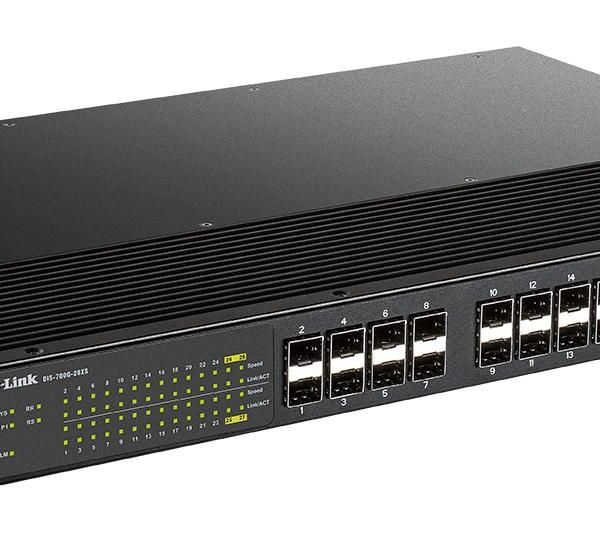 24 Ports SFP Plus 4 Port 10G SFP+ with Dual DC input