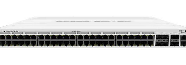 48-port 750 W POE+ Switch Cloud Router Switch with RouterOS L5 license