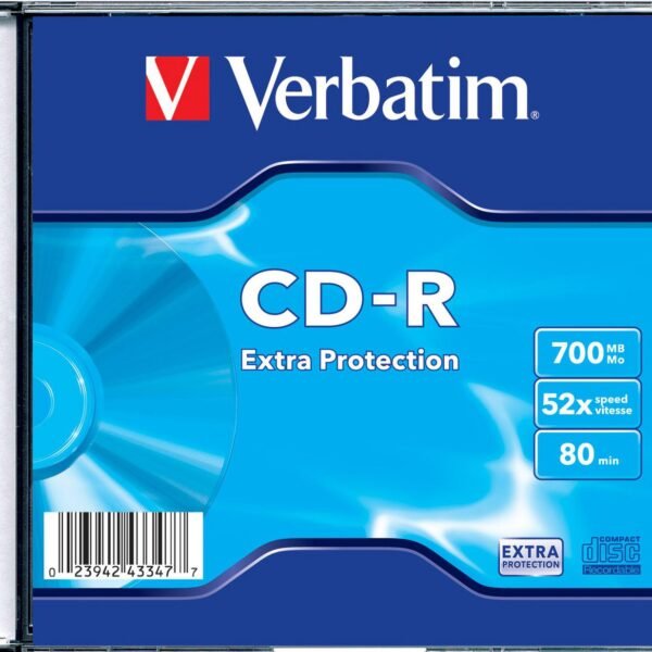 CD-R 700MB 52X SINGLE SC  EXTRA PROTECTION SURFACE CD-R  Extra Protection, 48x, 700 MB