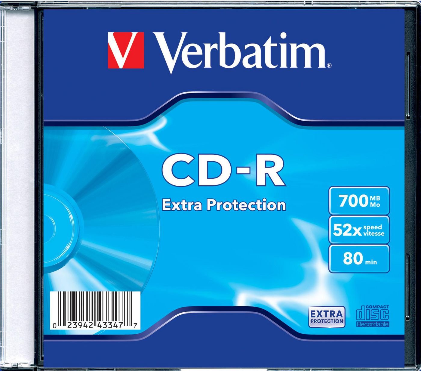 Img_9788798.jpg CD-R 700MB 52X SINGLE SC EXTRA PROTECTION SURFACE CD-R Extra Protection, 48x, 700 MB - Image 1
