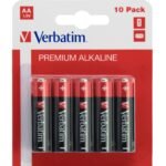 ALKALINE BATTERY AA 10 PACK  BLISTER AA Alkaline  Batteries, Single-use battery, AA, Alkaline, 1.5 V, 10 pc(s), Black, Red