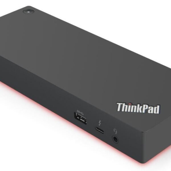Dock Gen 2, without AC adapter 03X7538, Wired, Thunderbolt  3, 3.5 mm, 10,100,1000 Mbit/s, Black