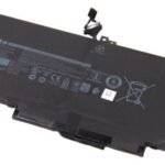 Battery, 60WHR, 4 Cell,  Lithium-Ion, 3YRW w/o Battery  Cable