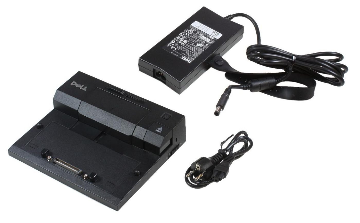 NAV_452-10768.jpg E-Port Simple USB3 130W AC Simple Port-Replicator, Latitude E6500, E6400, E5500, E5400, E4300, E4200, E6400 ATG Precision M4400, - Image 1