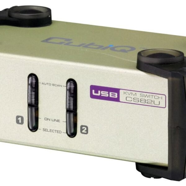 2 Port PS2/USB KVM, Console & PC PS2/USB support, Video Dynasync, Gaming K+M Support, Mouse switching,