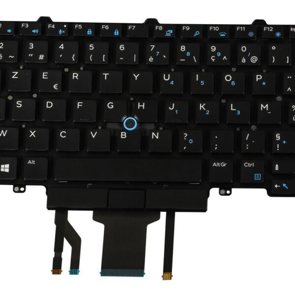 Keyboard, French, 83 Keys,  Backlit, M14ISFBP Backlit  Dual Pointing
