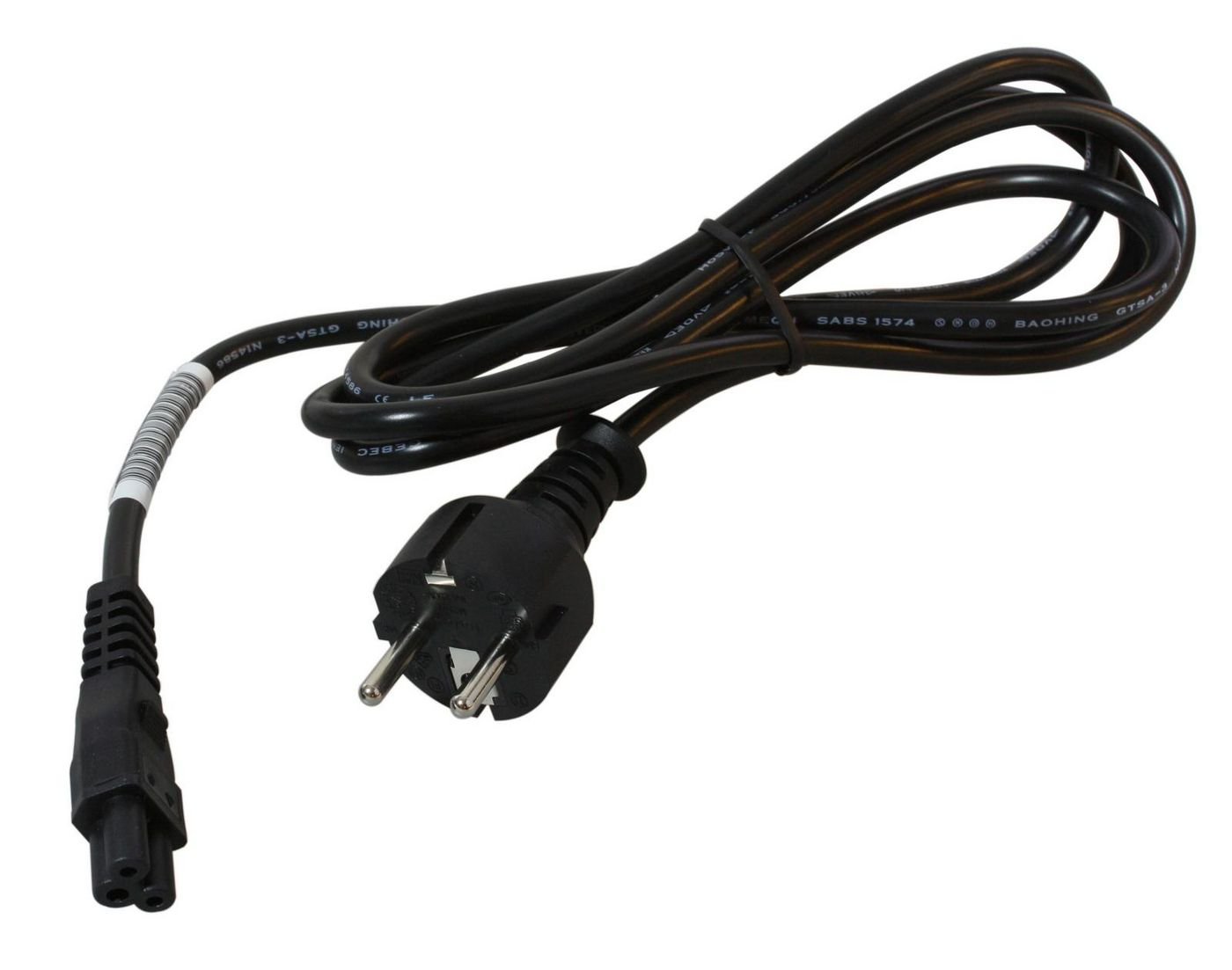 213350-001481.jpg Power Cord 3P 1.8M 213350-001, 1.8 m, Male/Male, Black - Image 1