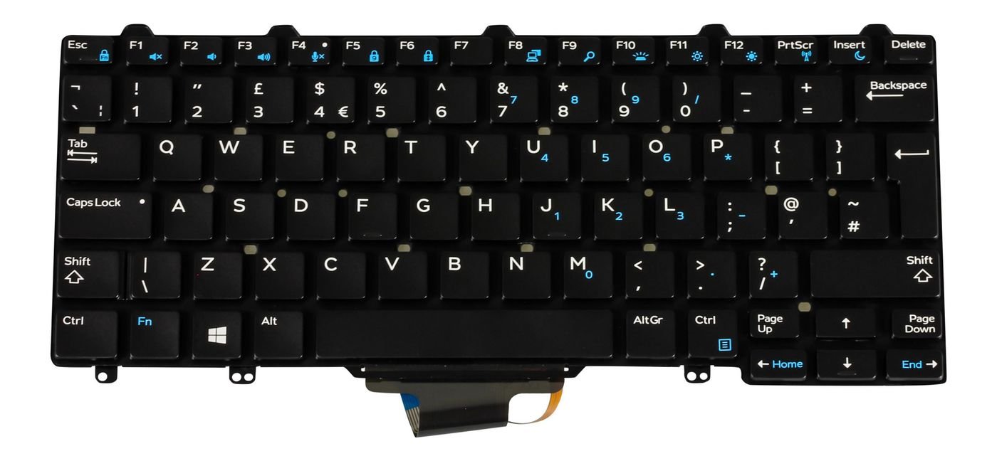 44K3X1430.jpg 83-Key English QWERTY backlit keyboard Backlit M15ISU-TB - Image 1