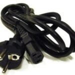 220V 2.0M power cord with  2-prong Euro plug