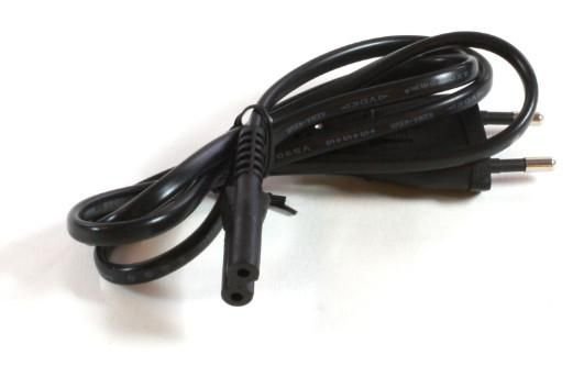 EUCORD_2PIN1430.jpg Power Cord, 2 Pin, EURO 2 Pins Straight - Image 1