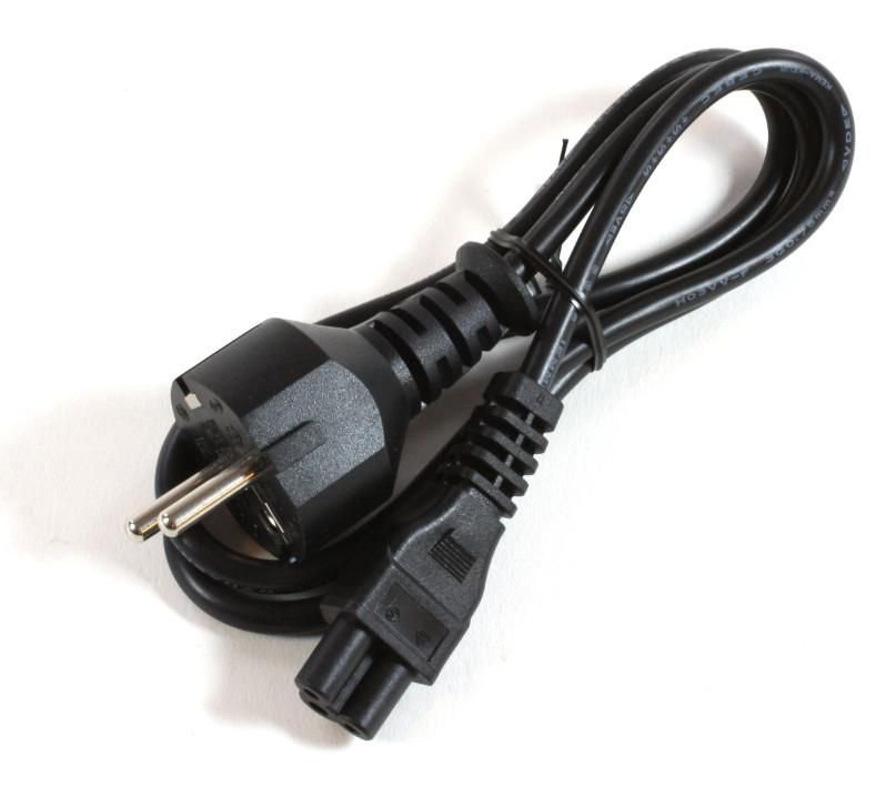 EUCORD_CLOF1430.jpg 3-pin EURO power cord for devices Mickey Mouse Cable - Image 1