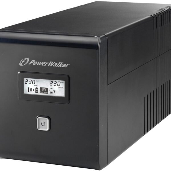 VI 1000 LCD UPS 1000WVA/600W  1000VA/600W Line-Interactive  with 2x Schuko + 2x IEC outlet