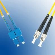 Img_24870495.jpg ST/UPC-SC/UPC 1m OS2 Fibre Patch Cable SM Duplex LSZH OD: 2mm, 0.3db Yellow - Image 1