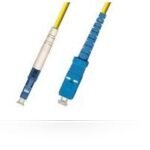 LC/UPC-SC/UPC 2m OS2 Fibre  Patch Cable Singlemode  Simplex OS1/OS2 Yellow