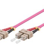 SC/UPC-SC/UPC 7m  OM4 Fibre  Patch Cable MM Duplex LSZH  OD: 2mm, 0.3dB Erica Violet