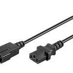 Power Cord C13 F - C14 M 0.6m IEC 60320 C13 - IEC 60320 C14 3x 0,75 mm?, 230 V AC/6 A