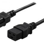 IEC C19 to IEC C14 converter 1,8m Connect IEC C13 devices to IEC C19 port