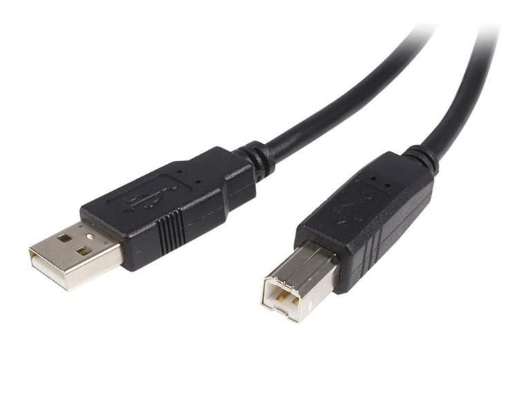 Img_24875718.jpg USB 2.0 A TO B CABLE - M/M 3m USB 2.0 A to B Cable - M/M, 3 m, USB A, USB B, USB 2.0, Male/Male, Black - Image 1