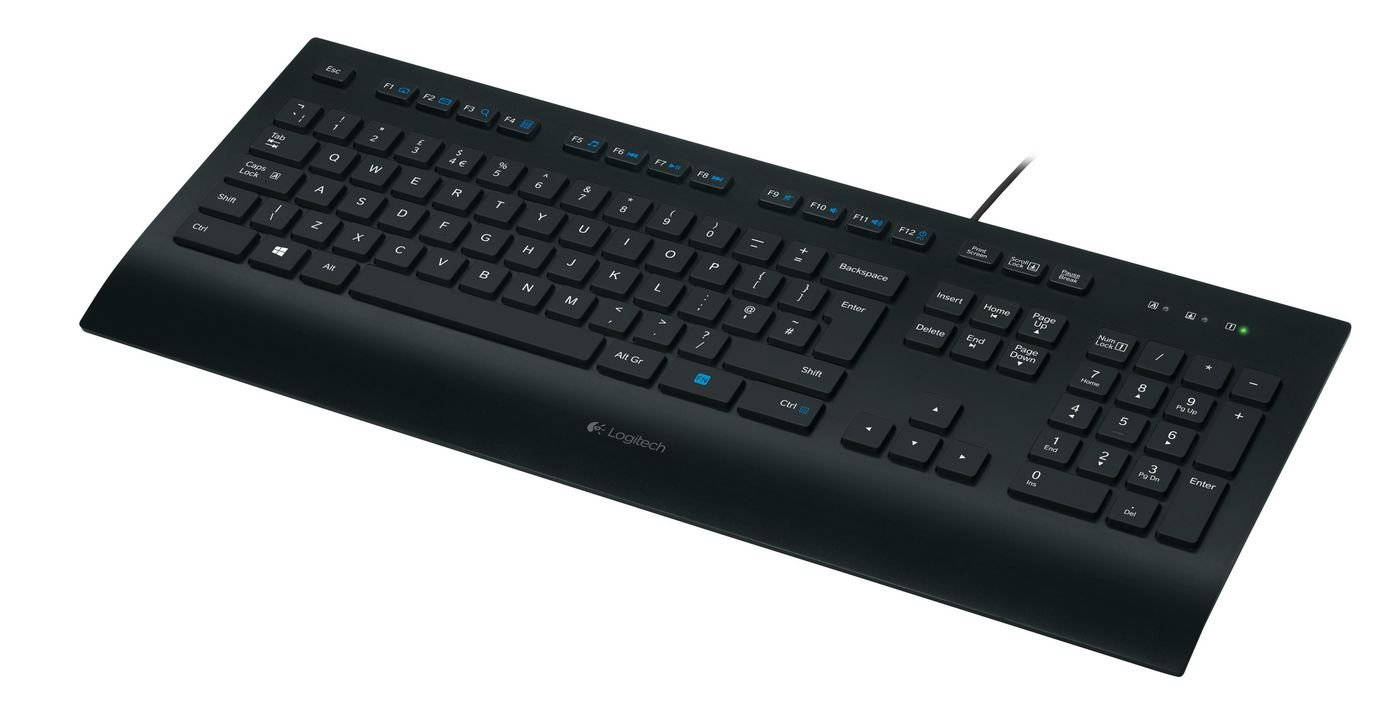 Img_24999208.jpg K280e USB QWERTZ German Black K280e, Full-size (100%), Wired, USB, Membrane, QWERTZ, Black - Image 1