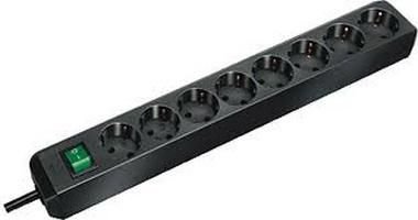 Img_25003957.jpg Power extension 3 m 8 AC outlet(s) Black Eco-Line with switch and 1,5 mm? ? cable - Image 1