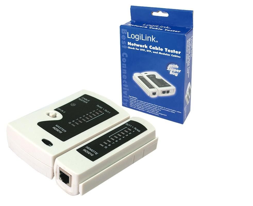 Img_25016171.jpg Cable Tester RJ11, RJ12 & RJ45, with remote unit Cable tester - Image 1