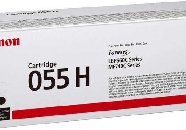 Cartridge 055 H BK 055H, 7600 pages, Black, 1 pc(s)