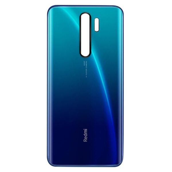 Back Cover with Adhesive -  Blue for Xiaomi Redmi Note 8  Pro Xiaomi Redmi Note 8 Pro Back Glass Cover with Adhesive - Blue