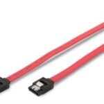 SATA Cable 50cm with Clip 7-Pole to 7-Pole SATA plugs