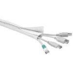 Cablesock W/hook and loop 1,8m Tube dimameter: 2-4cm White
