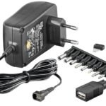 3-12V Univ. Power Supply including USB + 8 DC Adapter max. 18,0 W and 1,5 A