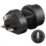 Universal adapter Schuko to UK to connect CEE 7/4 devices to UK power sockets, This adapter doesn't convert line voltage!