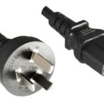 Power Cord China - C13  1.8m Type I to C13, Black H05VV-F 3x0.75mm2, with CCC, RoHS