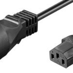 PowerCord DK 10m IEC320 Black H05VV-F 3Gx1.5mm2