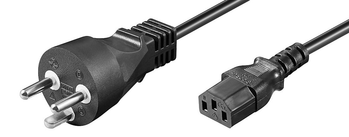 Img_25425383.jpg PowerCord DK 10m IEC320 Black H05VV-F 3Gx1.5mm2 - Image 1