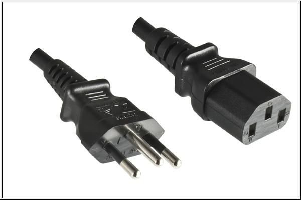 Img_25425496.jpg Power Cord Brazil to C13 1.8m Brazil Power Type N to C13 H05VV-F 3 x 0.75mm? - Image 1