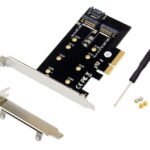 PCIe x4 M.2 B & M Key NVMe SSD Adapter No driver is  required because the driver is transparent to the operating system