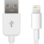 Lightning Cable MFI 0,15m 8Pin Lightning - USB A Male  Charging & Syncing, 2.4A, White