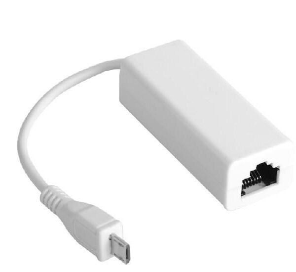 USB MICRO to Ethernet, White USBMICROETHB, Wired,  Micro-USB, Ethernet, 100 Mbit/s, White