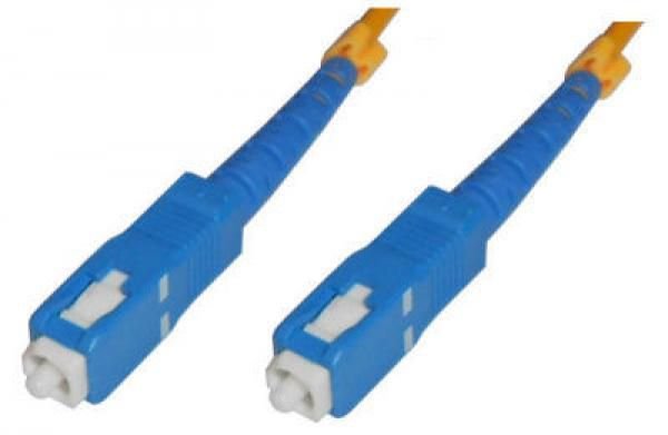 Img_25426332.jpg SC/PC-SC/PC 1m OS2 Fibre Patch Cable Singlemode Simplex LSZH Yellow - Image 1