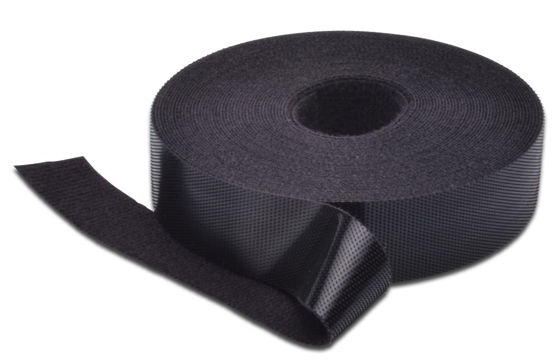 Img_25426447.jpg Velcro Tape, 10m, Black 20mm Width - Image 1