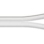 Speaker cable, 100m,  2x2,5mm?, white cable  diameter 2 x 2,5 mm? CCA cable: 2x50/0,25 mm, outer: 3,8*8,0 mm.