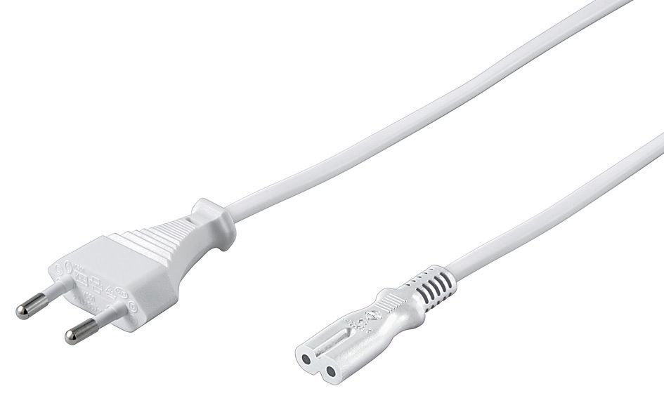 Img_25426682.jpg Power Cord Notebook 1.5m White PE030715W, 1.5 m, Male/Female, White - Image 1