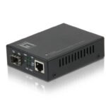 10/100/1000BASE-T-1000BASE-X RJ45 to SFP Gigabit Media  Converter, 1000 Mbit/s, 10Base-T,100Base-TX,1000Base-T,