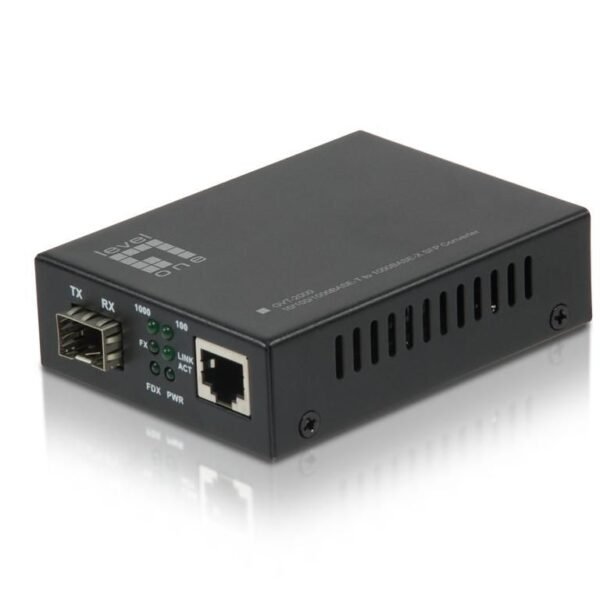 10/100/1000BASE-T-1000BASE-X RJ45 to SFP Gigabit Media  Converter, 1000 Mbit/s, 10Base-T,100Base-TX,1000Base-T,