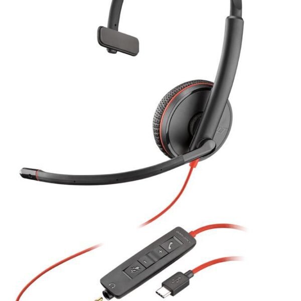 re C3215 Headset Head-band  Black re C3215, Headset,  Head-band, Office/Call center, Black, Monaural, Volume +,Volume -