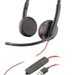 re C3225 Headset Head-band  Black re C3225, Headset,  Head-band, Office/Call center, Black, Binaural, Volume +,Volume -