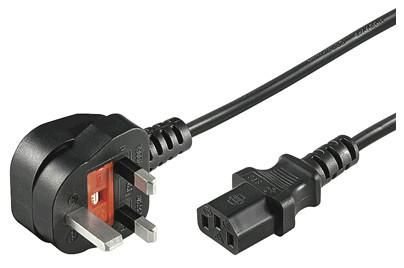 Img_25895438.jpg Power Cord UK - C13 0,5 meter UK Type G, BS 1363 - C13 H05VV-F 3G0,75, 10A - Image 1